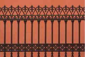 wrought iron fencing