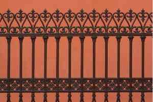 wrought iron fencing